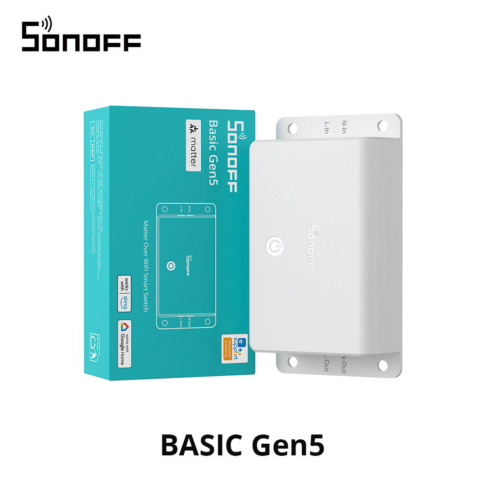 Sonoff Basic Switch - SONOFF BASIC-1GS Gen5 Matter Wi-Fi Smart