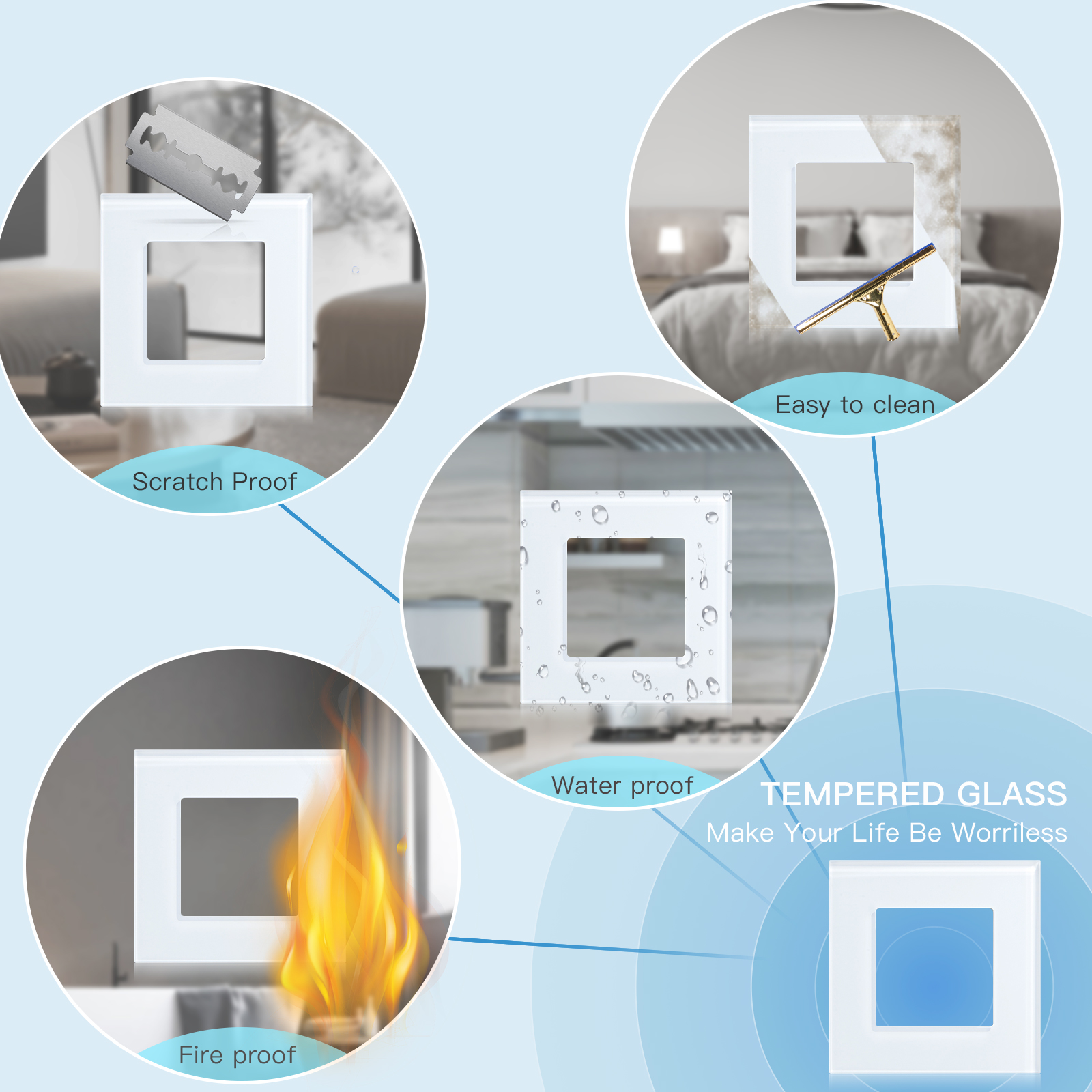 BSEED EU Standard Wall Socket  - Home Automation Panel Diy avaliação e preço