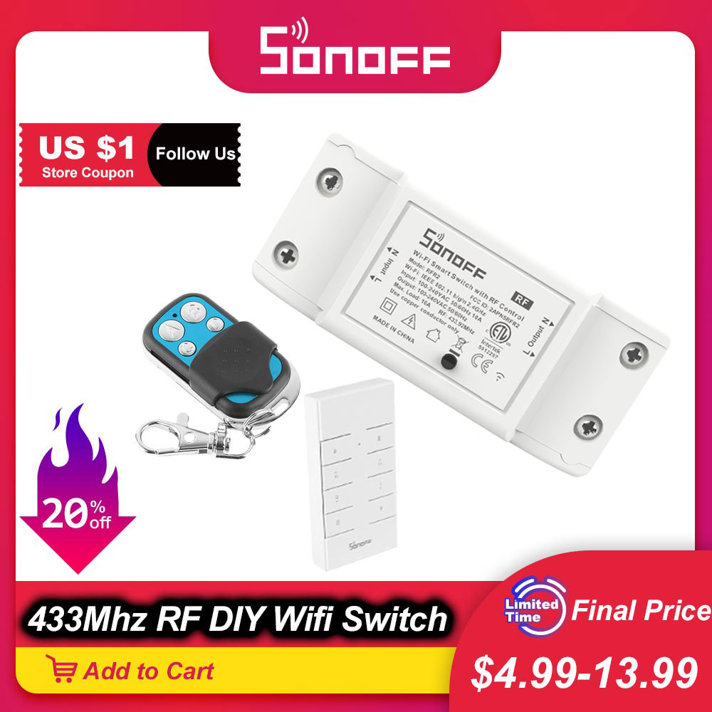 Itead SONOFF RF R2 Wifi Smart  - Sonoff Basic Switch avaliação e preço