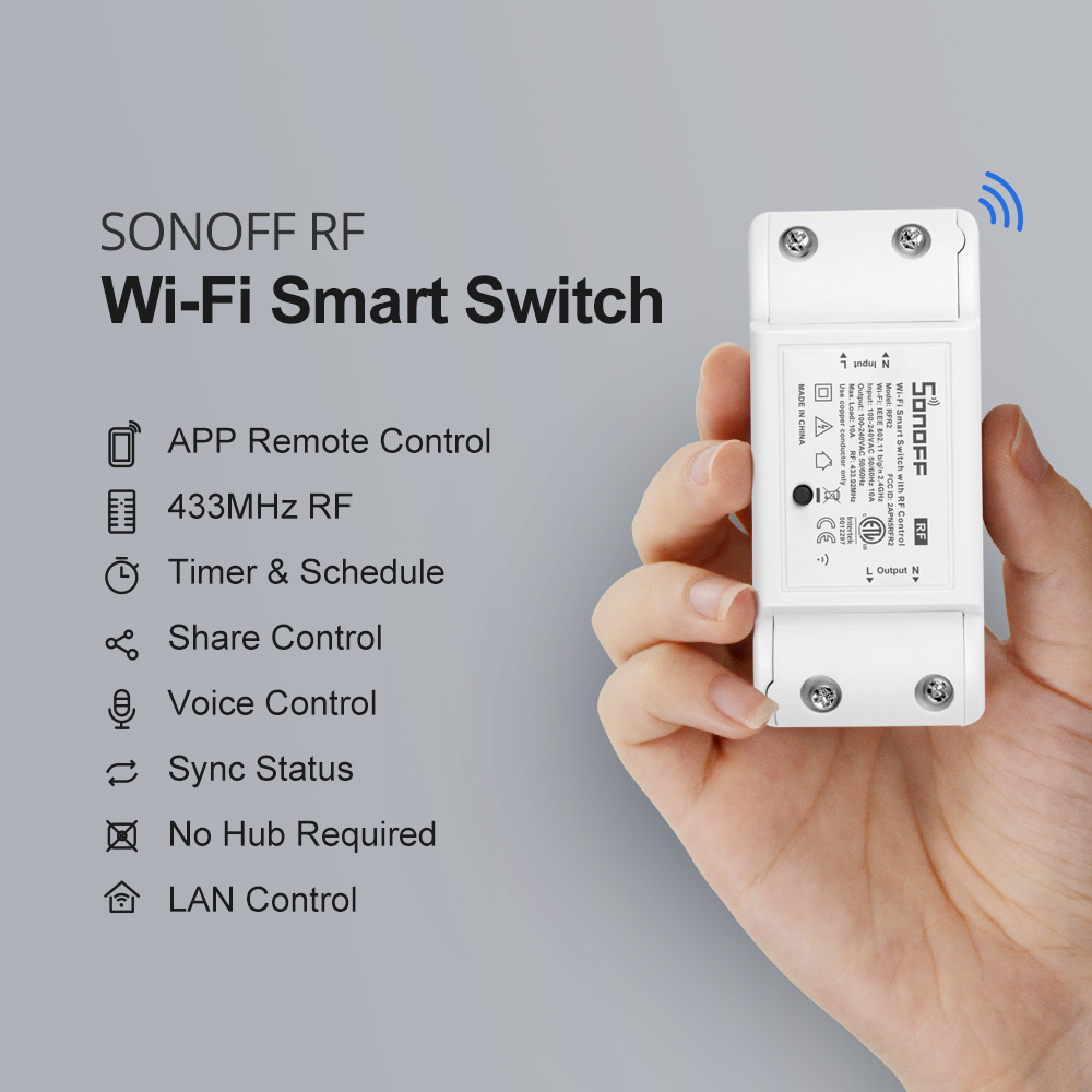 Itead SONOFF RF R2 Wifi Smart  - Sonoff Basic Switch avaliação e preço
