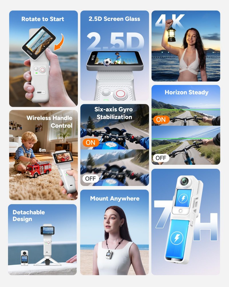 SJCAM New White C400 Pocket Ha - Home Assistant Sd avaliação e preço