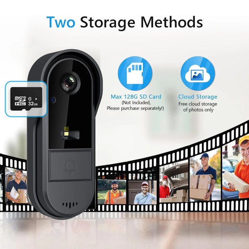 Tuya WiFi doorbell  2-way HD 1 - Smart Doorbell Wired avaliação e preço