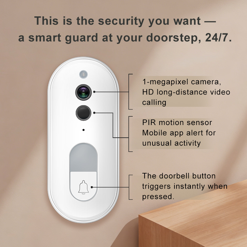 Tuya Smart Video Doorbell Wire - Smart Doorbell Wired avaliação e preço