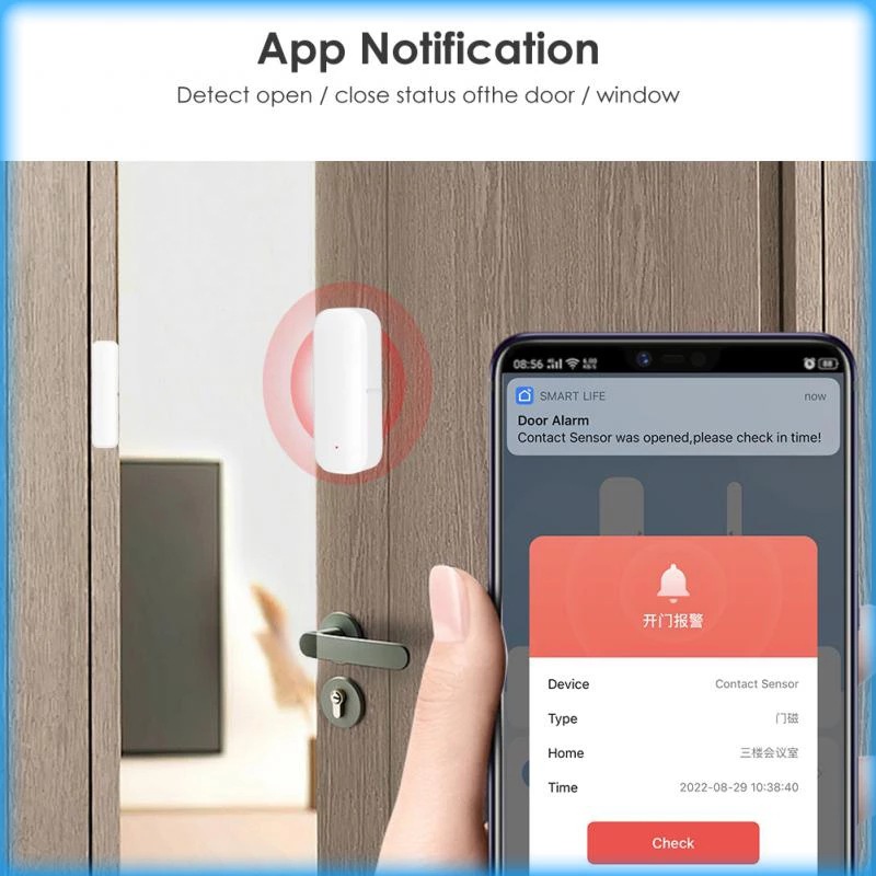 Tuya Wi-Fi Smart Door And Wind - Home Automation Ideas avaliação e preço