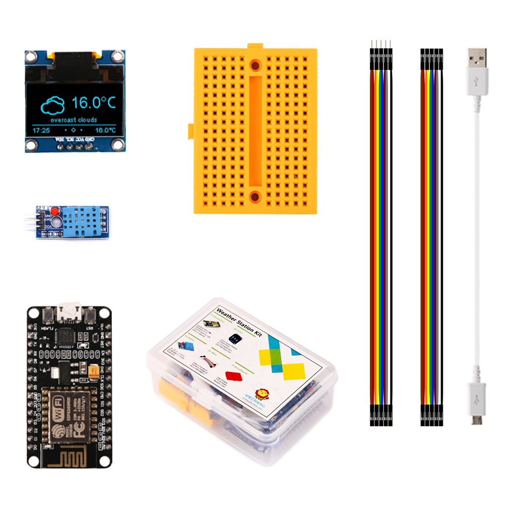 ESP8266 Weather Station  DIY K - Esp8266 Nodemcu Board avaliação e preço