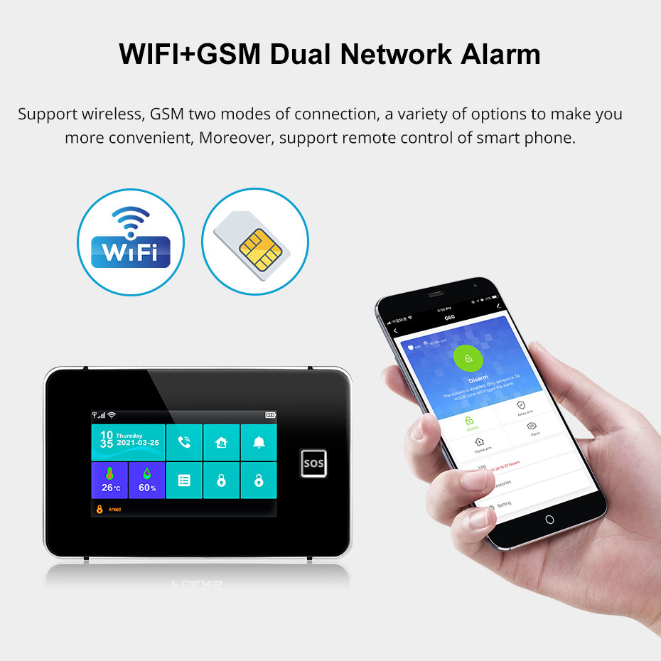 KERUI Tuya Alarm Panel DIY You - Home Automation Diy Kit avaliação e preço