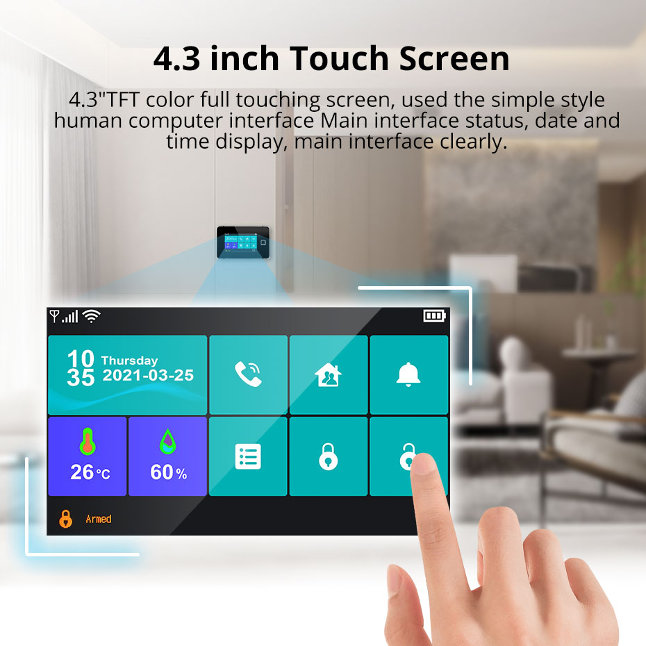 KERUI Tuya Alarm Panel DIY You - Home Automation Diy Kit avaliação e preço