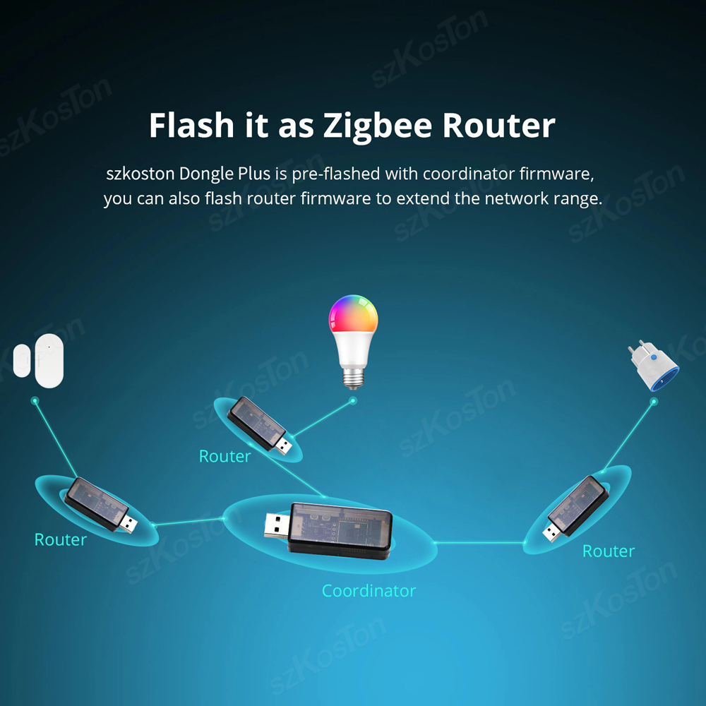 Zigbee USB Dongle Plus-E Gatew - Zigbee Coordinator Stick avaliação e preço