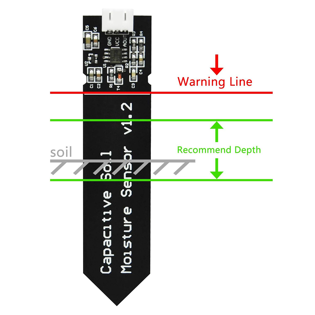Capacitive Soil Moisture Senso - Home Automation Arduino avaliação e preço
