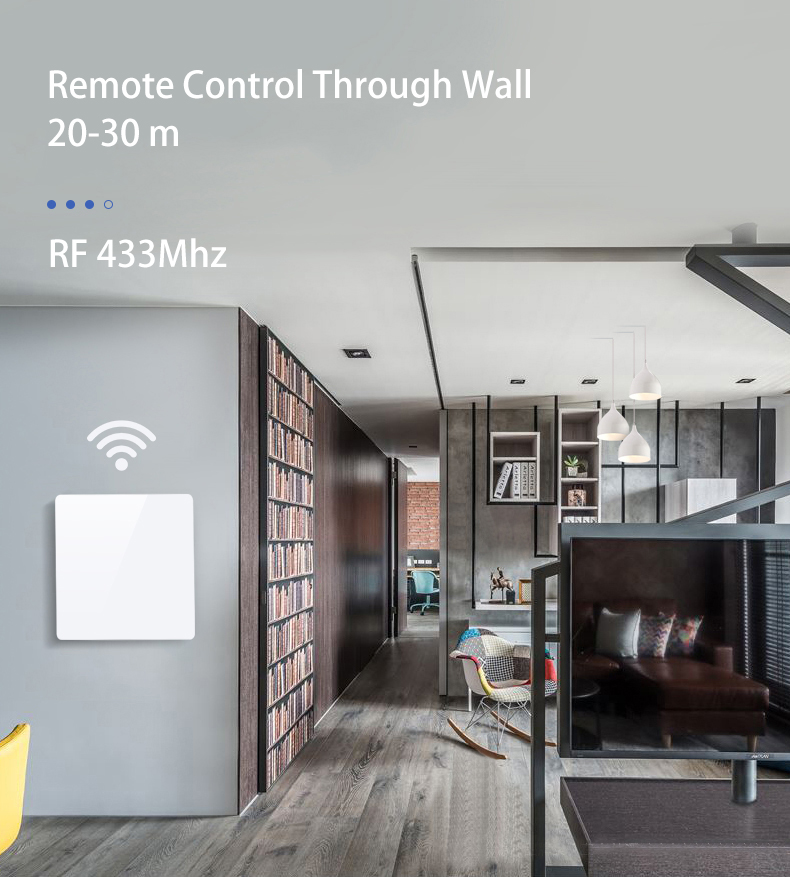 DIY RF 433Mhz Wireless Switch  - Home Automation Panel Diy avaliação e preço