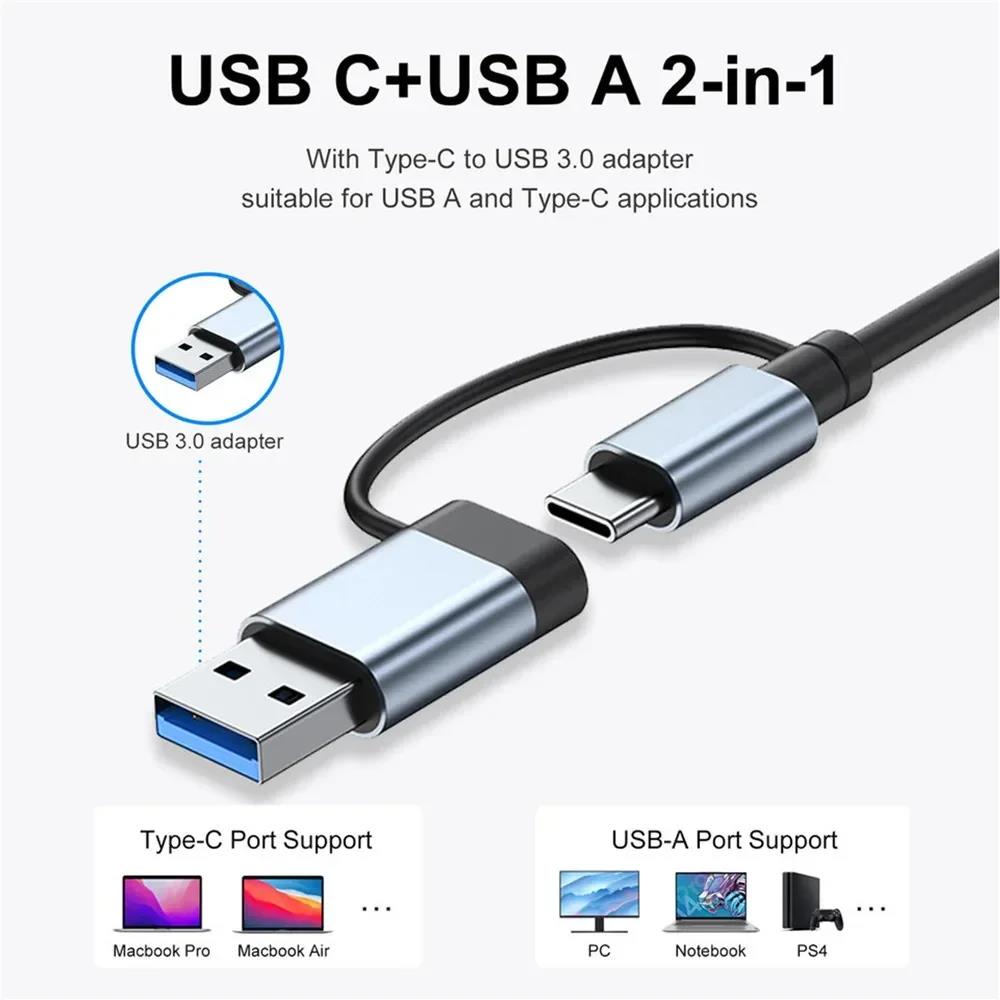 Type C Hub USB Splitter 8 In 1 - Home Assistant Sd avaliação e preço