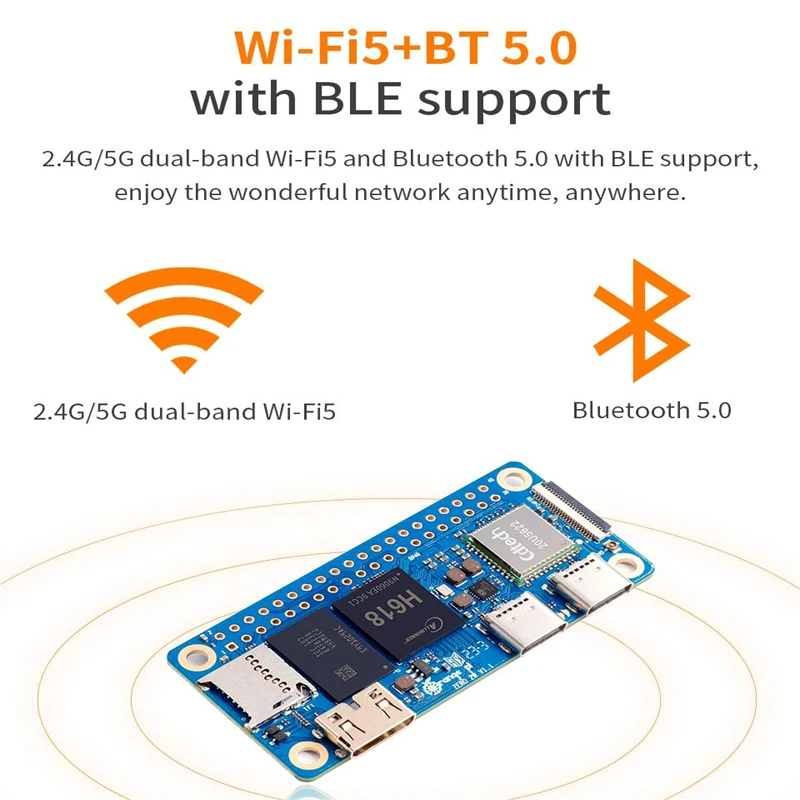 Orange Pi Zero 2 W 2GB RAM DDR - Pi Zero W Board avaliação e preço