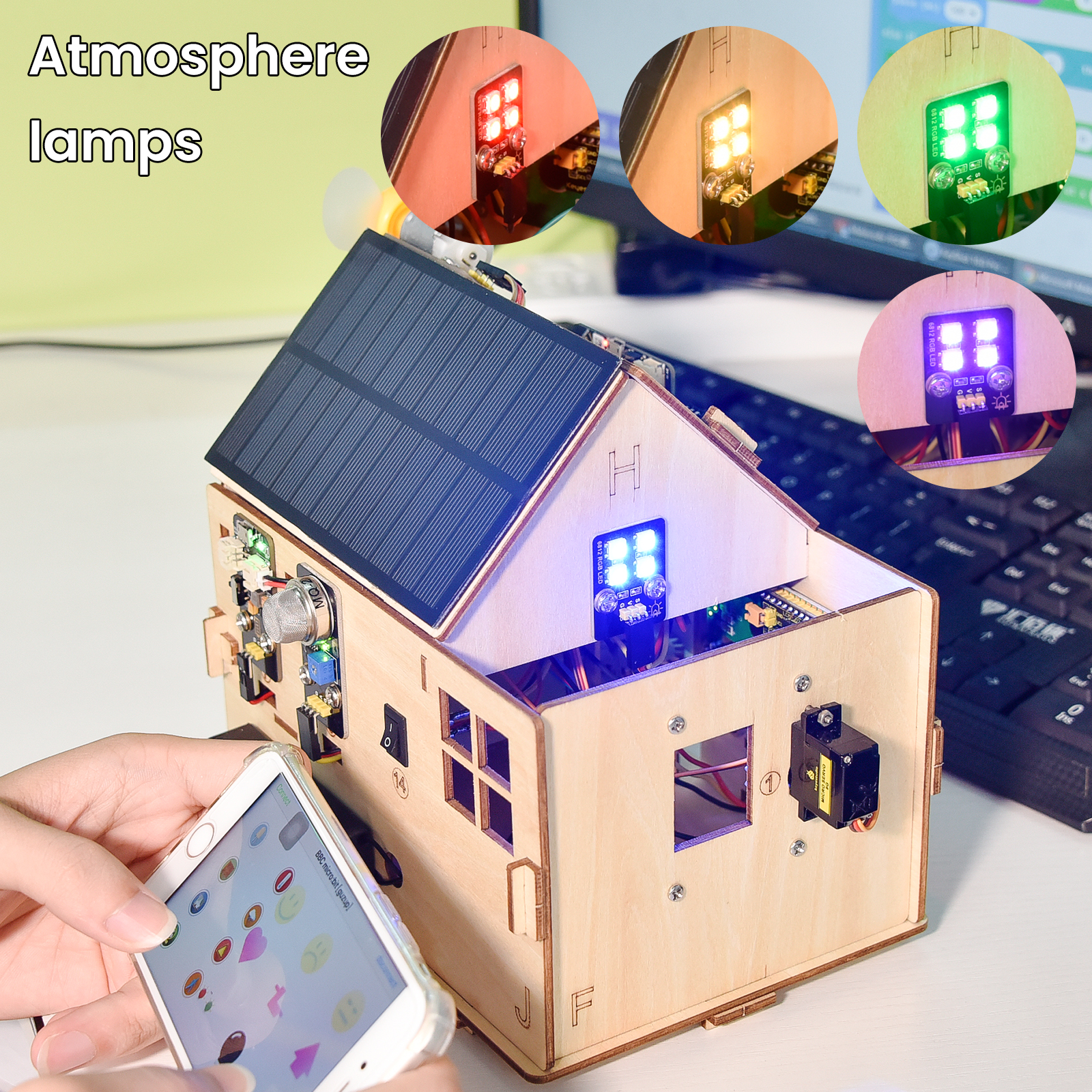 Keyestudio STEM Microbit V2 Sm - Home Automation Diy Kit avaliação e preço