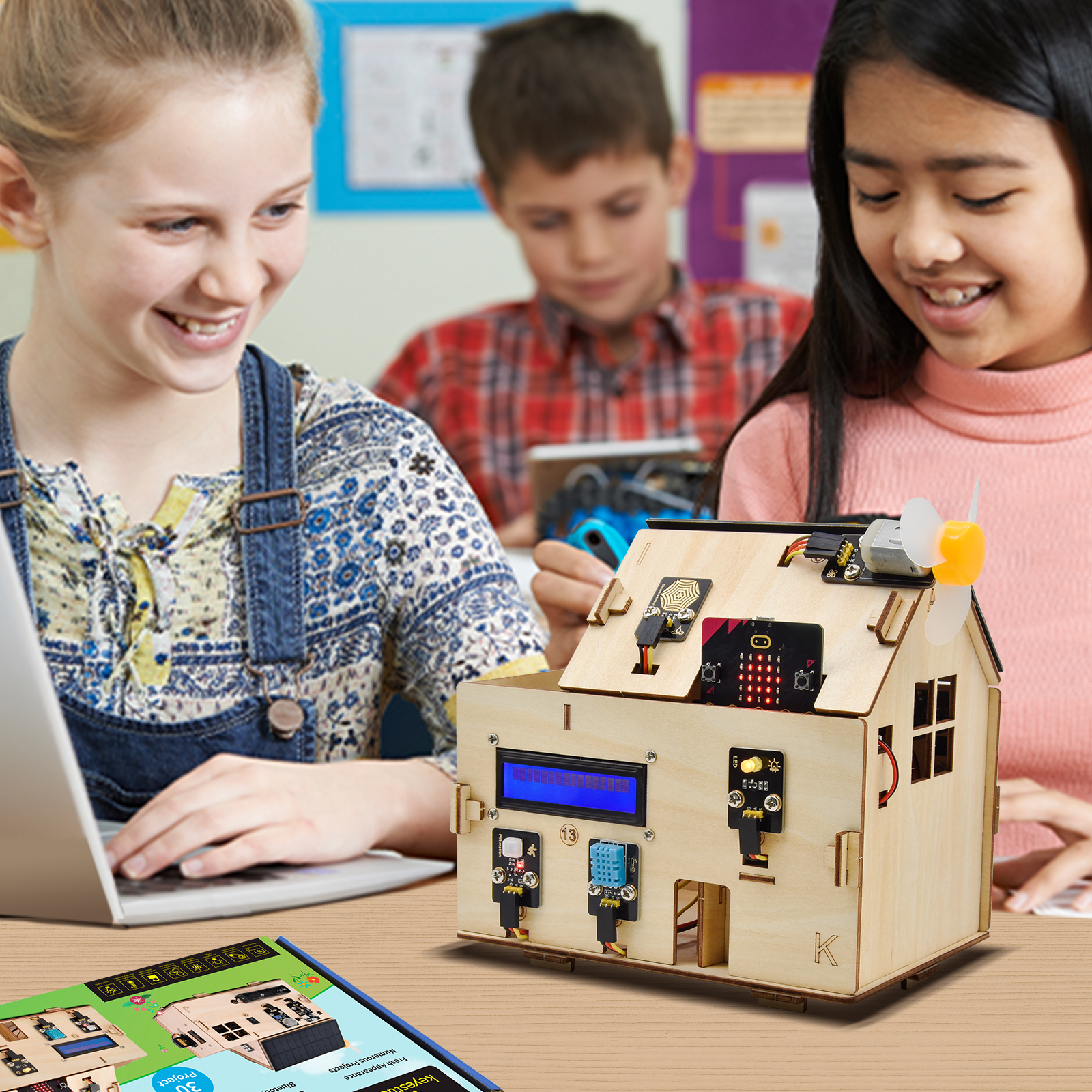 Keyestudio STEM Microbit V2 Sm - Home Automation Diy Kit avaliação e preço