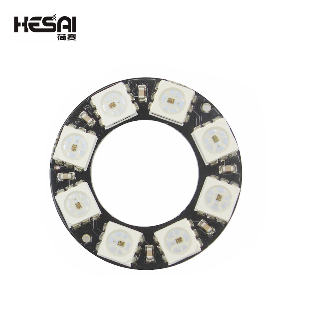 RGB LED Ring Light 8 Bits WS28 - Home Automation Diy Kit avaliação e preço