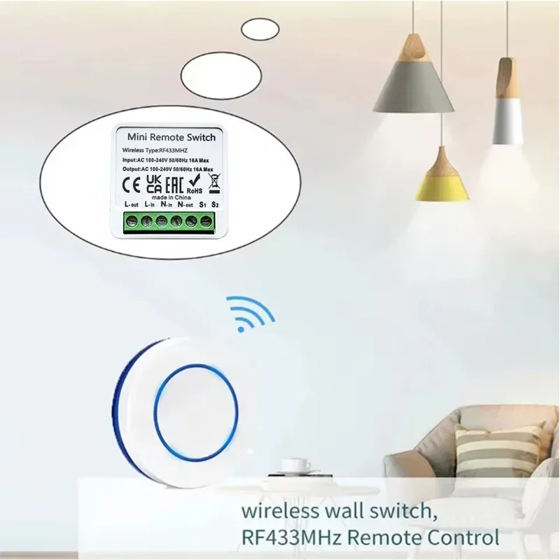 RF 433MHz Smart Wireless DIY R - Home Automation Panel Diy avaliação e preço