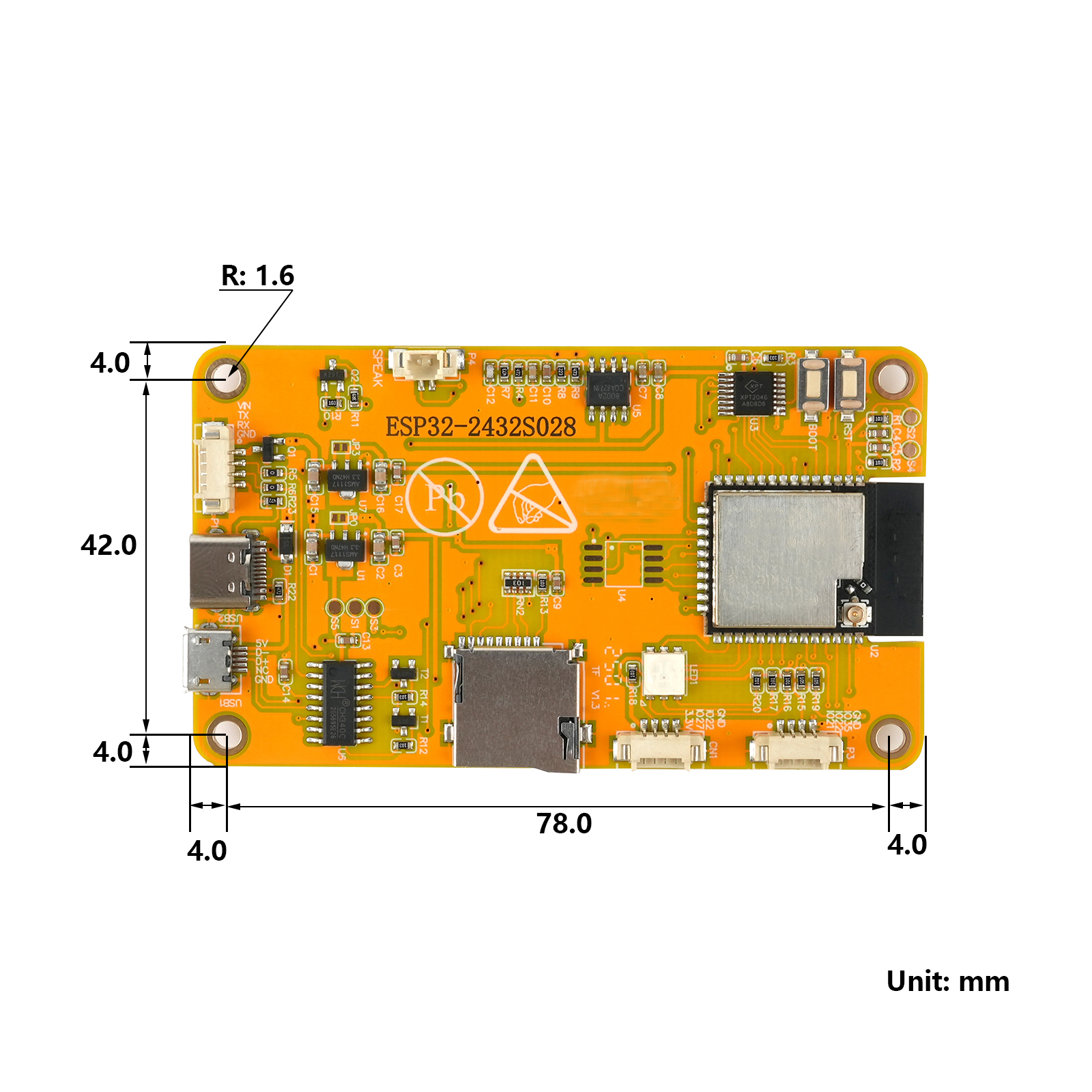 RCmall 2.8'' ESP32 LCD Display - Home Automation Arduino avaliação e preço