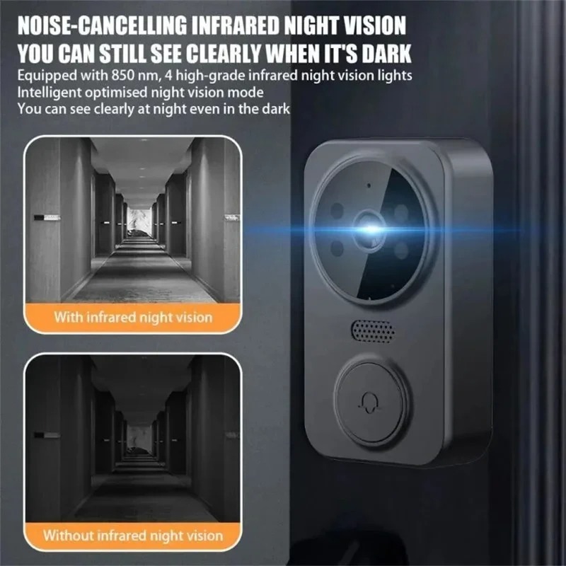M8 Smart Visual Doorbell WiFi  - Smart Doorbell Wired avaliação e preço