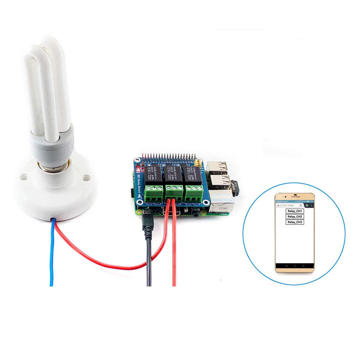 Waveshare 5V 3-Channel Relay M - Pi Zero W Board avaliação e preço