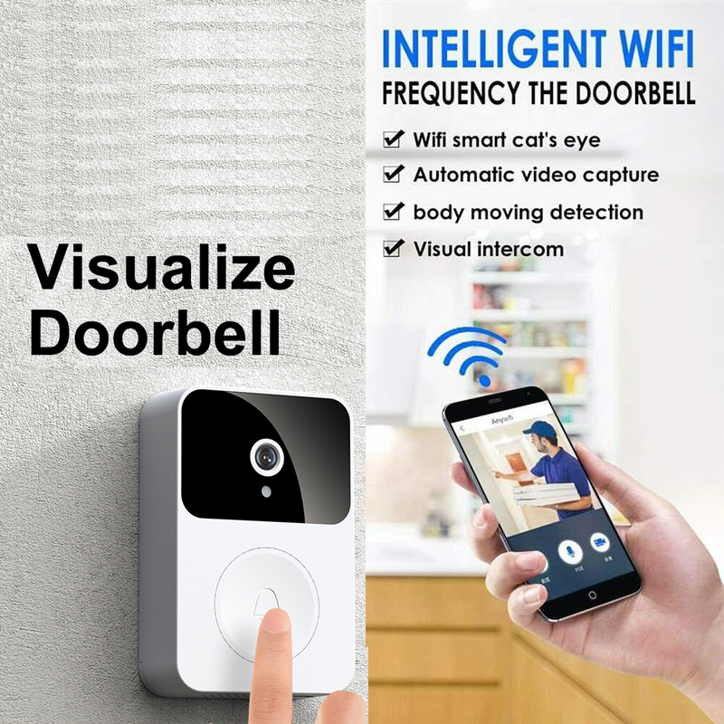 HD WiFi Smart Video Doorbell L - Smart Doorbell Wired avaliação e preço