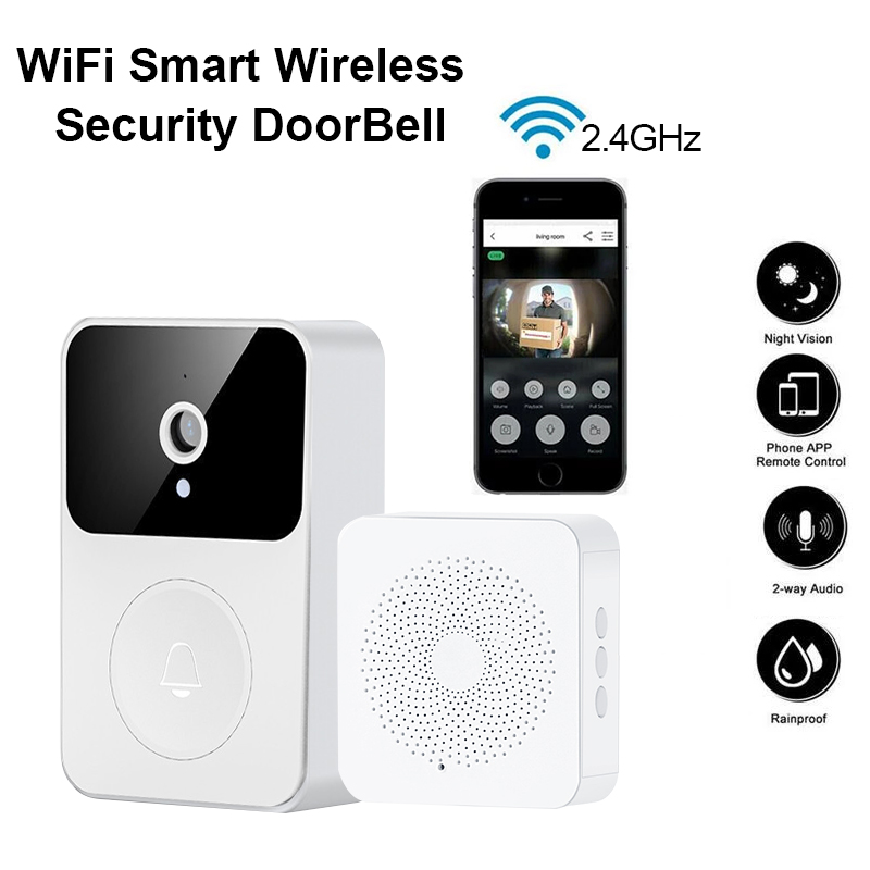 HD WiFi Smart Video Doorbell L - Smart Doorbell Wired avaliação e preço