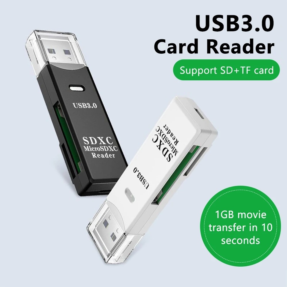 USB 3.0/2.0 Card Reader 2 in 1 - Home Assistant Sd avaliação e preço