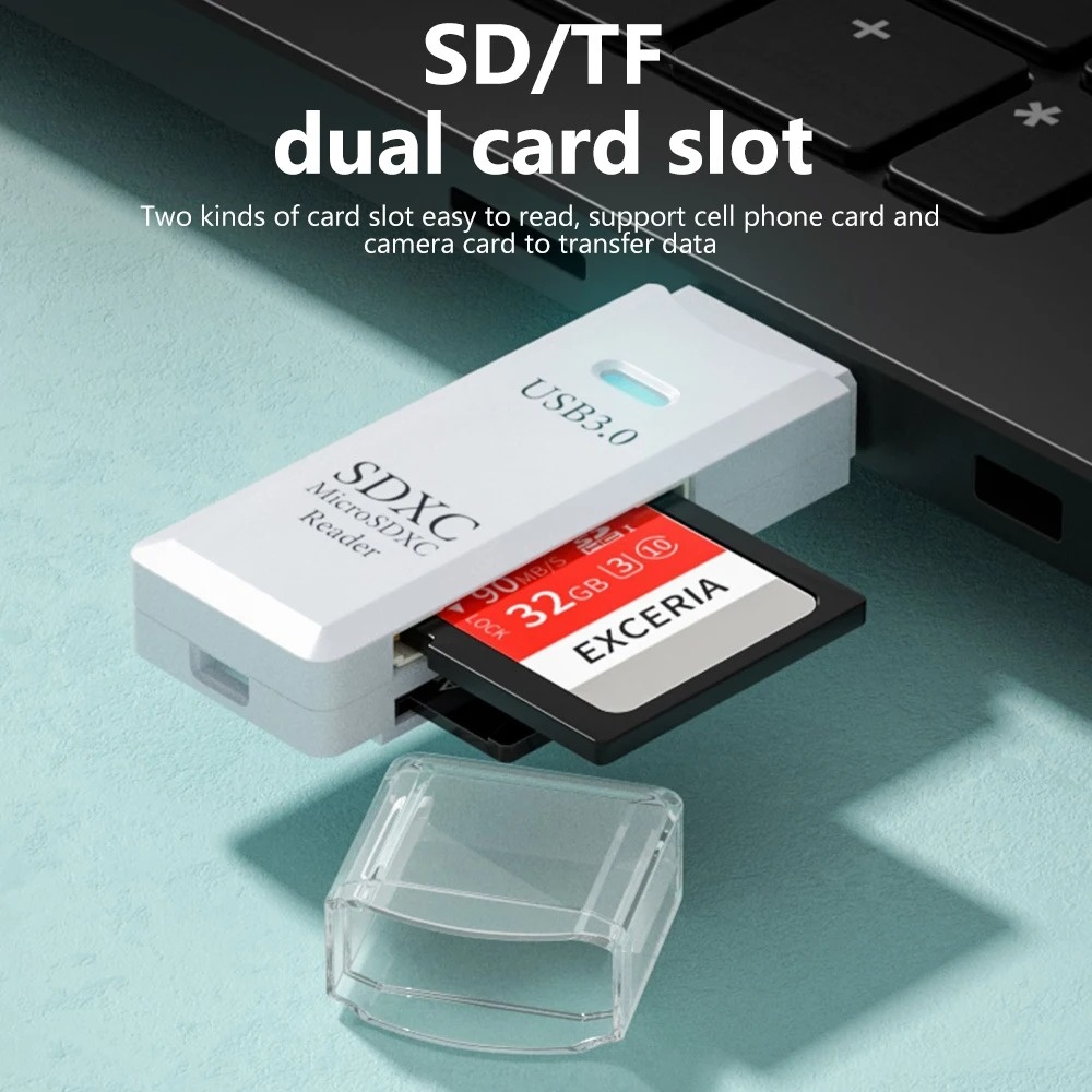 USB 3.0/2.0 Card Reader 2 in 1 - Home Assistant Sd avaliação e preço
