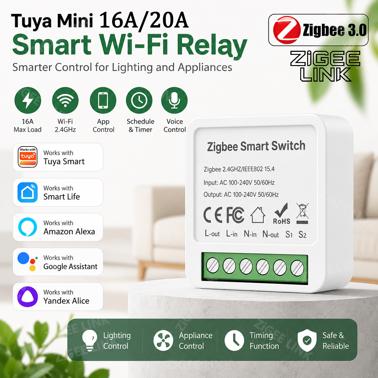 WiFi Zigbee Smart Switch Modul - Home Automation Systems Diy avaliação e preço