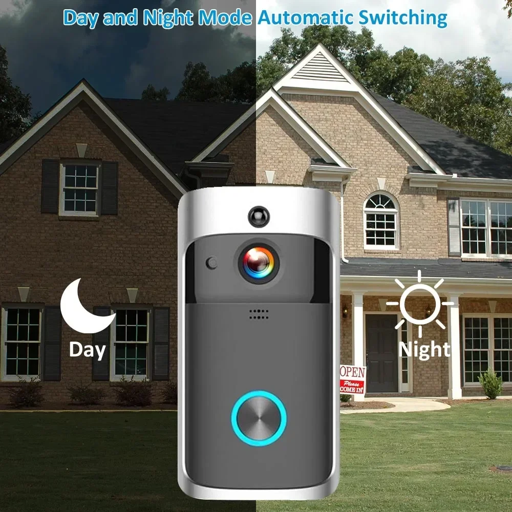 720P HD Smart Home Wireless WI - Smart Doorbell Wired avaliação e preço