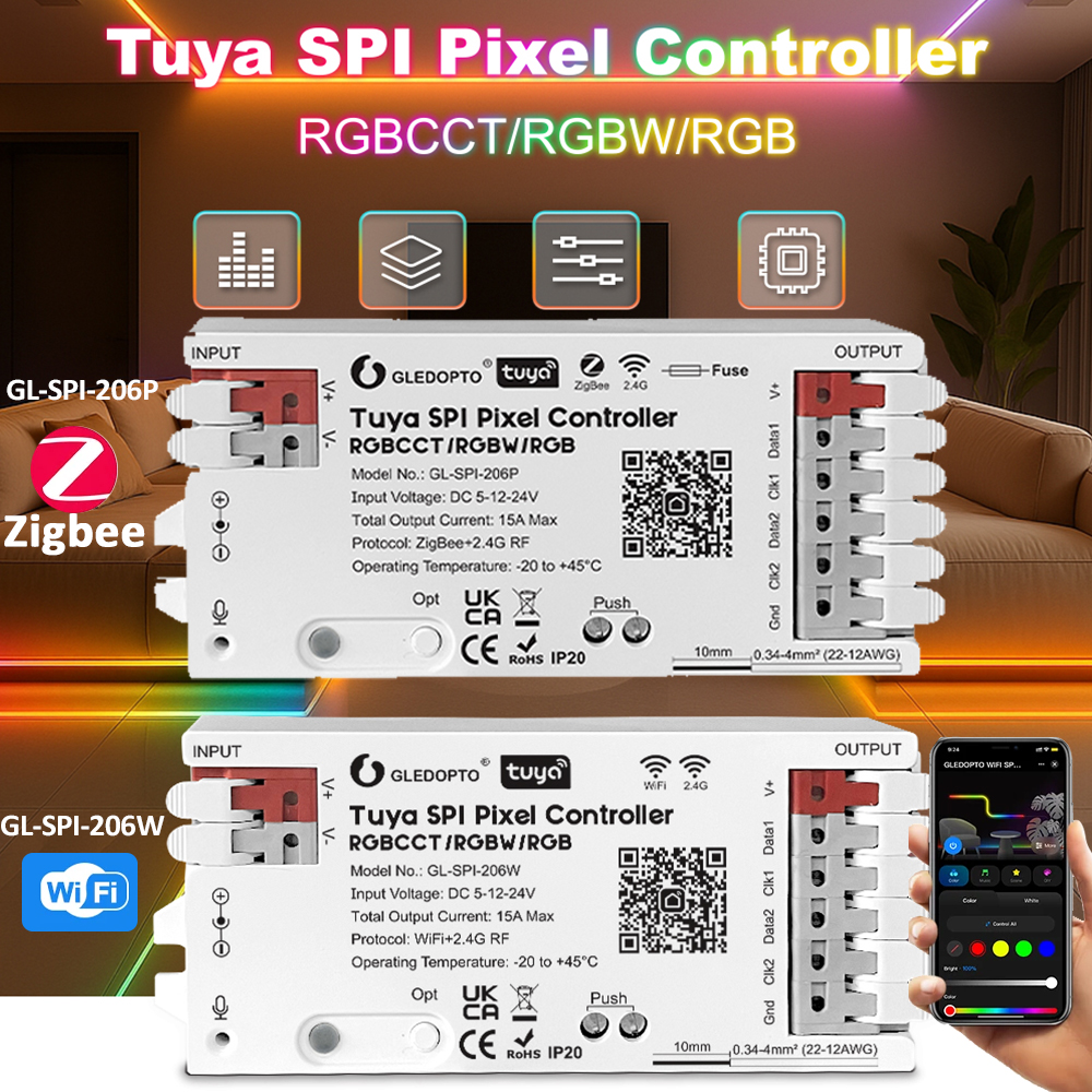 Tuya SPI Pixel LED Controller  - Zigbee Coordinator Stick avaliação e preço