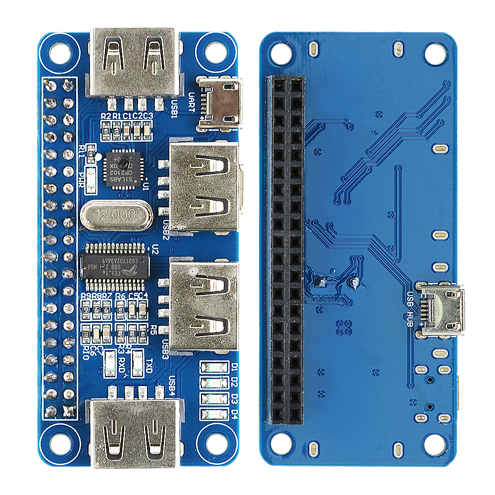 USB 2.0 Expansion Board HUB fo - Pi Zero W Board avaliação e preço