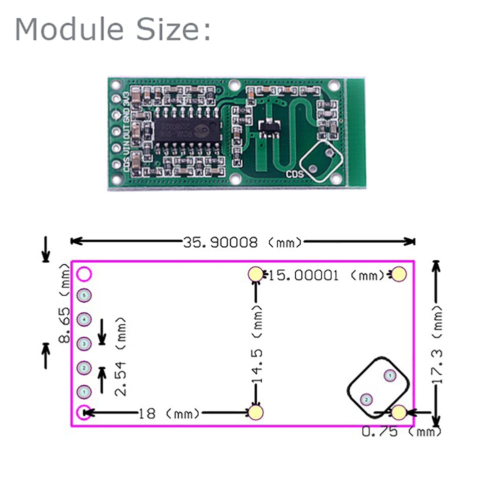 5PCS RCWL-0516 Motion Detectio - Esp8266 Nodemcu Board avaliação e preço