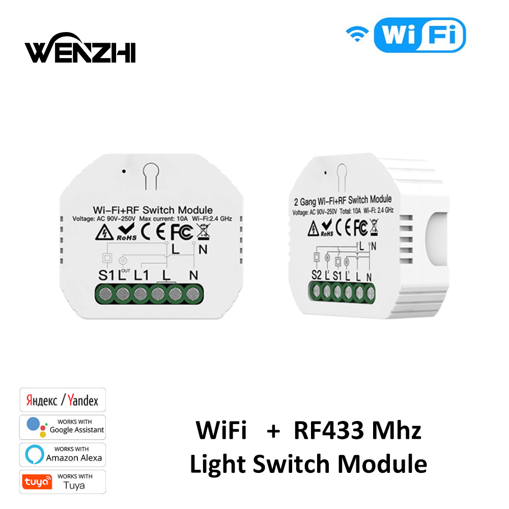1/2Gang Light Switch DIY Modul - Home Automation Panel Diy avaliação e preço