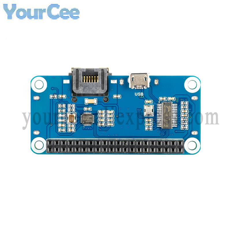 USB HUB HAT to Ethernet RJ45 N - Pi Zero W Board avaliação e preço